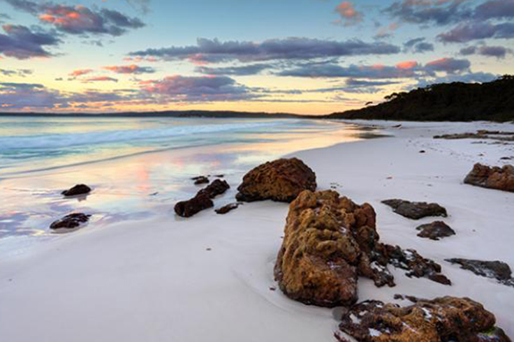 Sunset at Hyams Beach