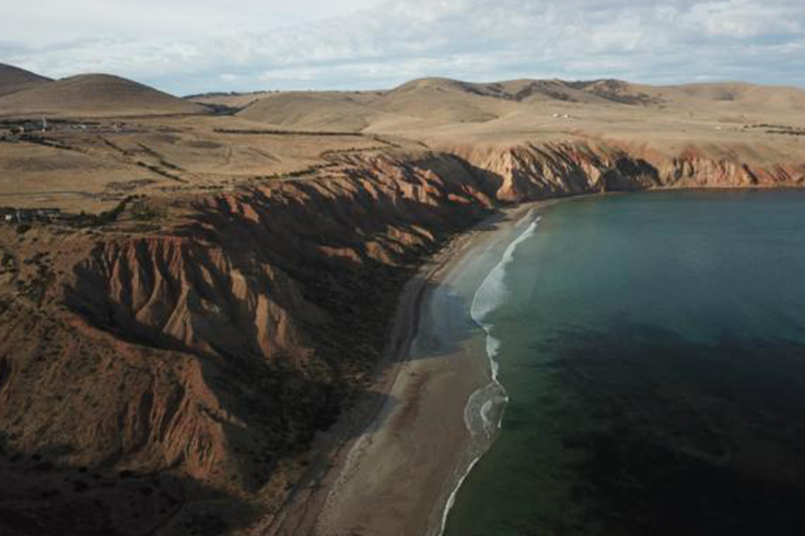 second valley viewed from above australia