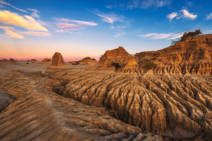 view of mungo national park