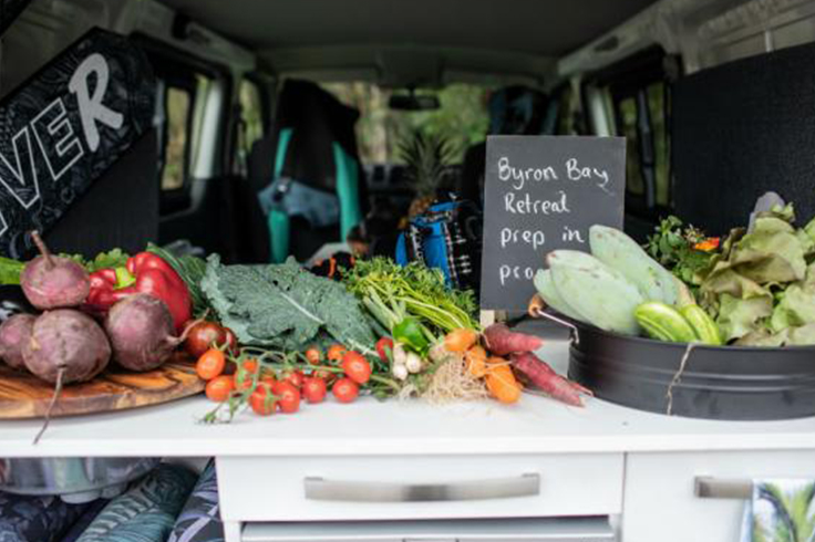 fresh fruits and vegetables from byron bay farmers market