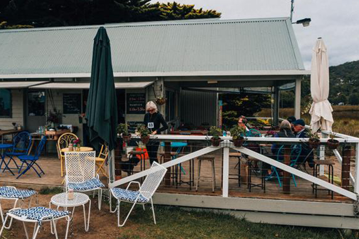 Swing Bridge Cafe at Lorne