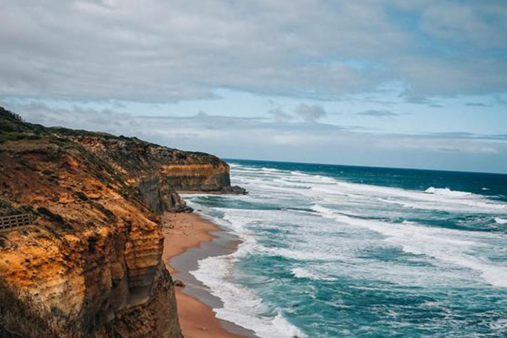 Great Ocean Road cliff face