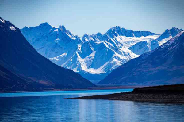 Southern Alp lakes, New Zealand