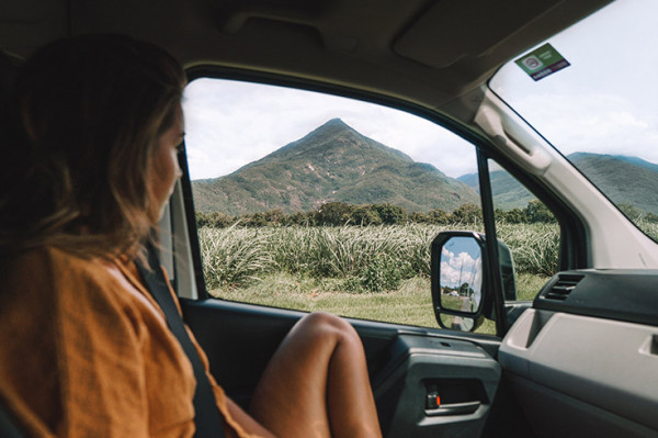 girl-campervan-road-trip-hiking-mountain